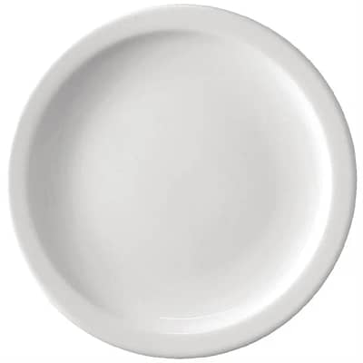 Olympia S755 11-Inch Narrow Rimmed Plates – Commercial-Grade White Porcelain