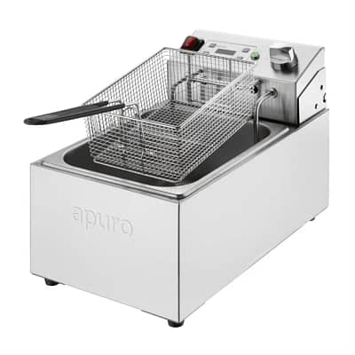 Apuro CU622-A 5L Commercial Electric Fryer with Digital Timer – 2.8kW