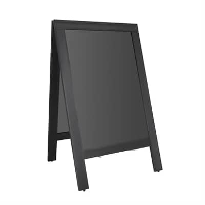 CU993 Olympia Pavement Board – Black Wooden Frame A-Frame Sign 700x1200mm