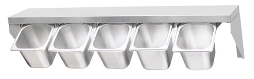 KK 1/6 GN Pan Rack - 1200x300mm Single Wall Shelf 620352