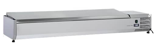 Anvil VRX1800S Stainless Steel Lid Refrigerated Ingredient Well with 8×1/3 GN Capacity