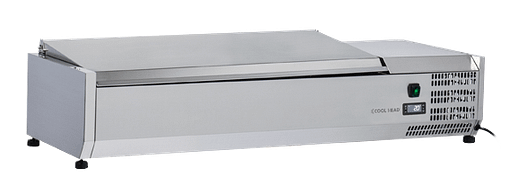 Anvil VRX1200S 1200mm Stainless Lid Refrigerated Ingredient Unit for 4×1/3 GN Pans