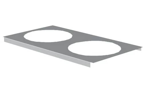 Woodson Single Hob Cover W.PH1 for Round Pots on Commercial Bain Marie