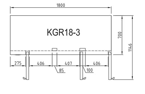 Turbo Air KGR18-3 (600) Undercounter Refrigerator with Glass Door – 516L Capacity - Image 3