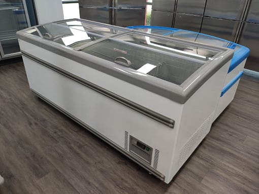 Thermaster ZCD-L210S Dual Temperature Freezer & Chiller with Glass Sliding Lids - Image 2