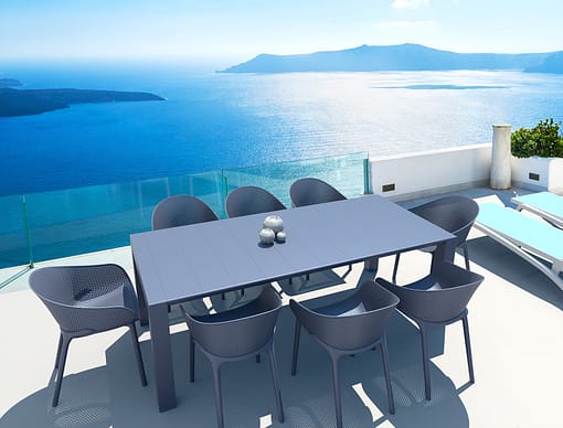 Anthracite Outdoor Chair - Siesta Sky Series - Modern Durability - Image 7
