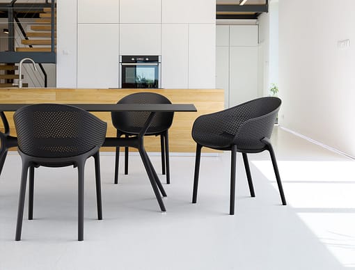 Anthracite Outdoor Chair - Siesta Sky Series - Modern Durability - Image 8