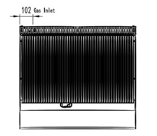 CookRite AT80G9C-C-NG 900mm NG Char Grill – 3 Burner - Image 2