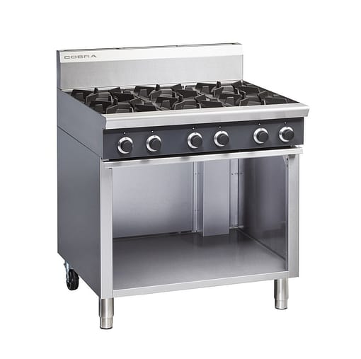 Cobra C9D - 6 Gas Open Burners - Open Cabinet Base - Image 2