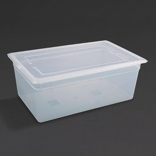 Vogue Polypropylene 1/1 Gastronorm Tray 200mm (GJ513) - Image 2