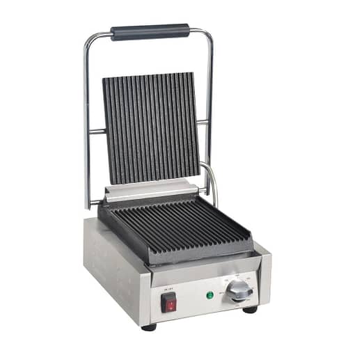 Apuro Single Contact Grill Ribbed Plates (DY993-A) - Image 2