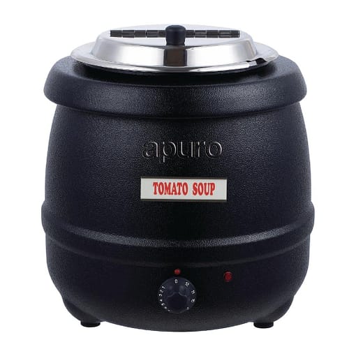 Apuro Black SoupMaster 10L Soup Kettle – L715-A.