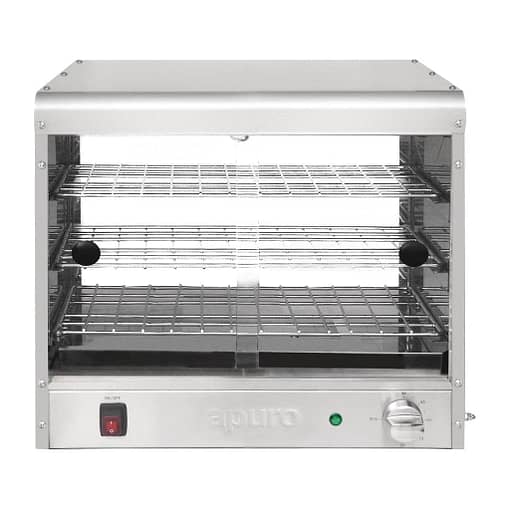 Apuro Pie Warmer – Holds 30 Pies, Commercial Countertop Display (DC858-A) - Image 2