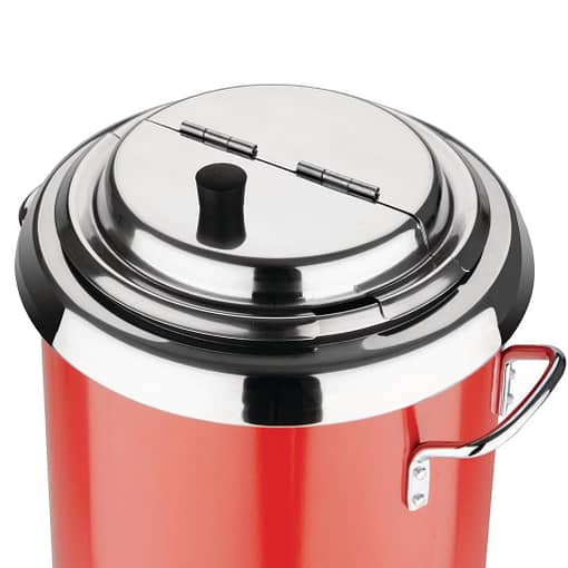 Apuro Soup Kettle Red with handles - Image 2