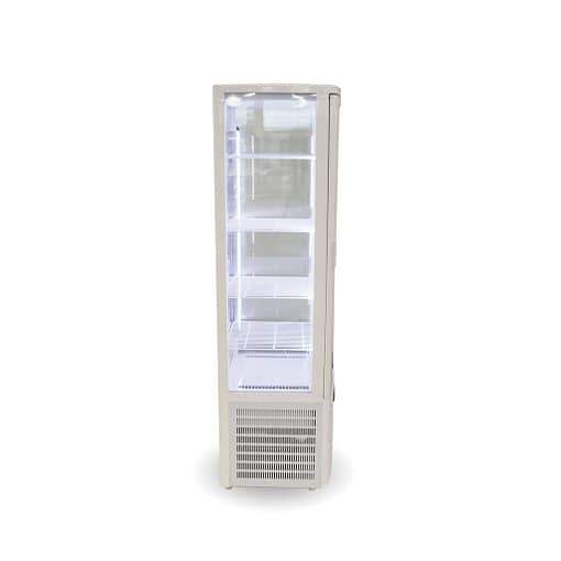 LSC235 Four-sided Upright Beverage Display Fridge Ivory-white - Image 2