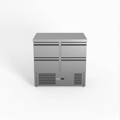 FED-X Four Drawer Compact Workbench Fridge - XGNS900-4D - Image 3