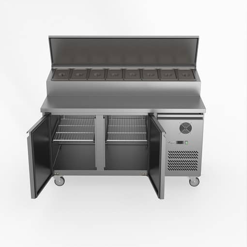 FED-X S/S Two Door Sandwich Counter - XSS8C15S2V - Image 2