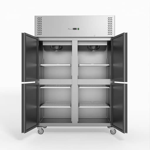 FED-X S/S Four Door Upright Fridge - XURC1200S2V - Image 2