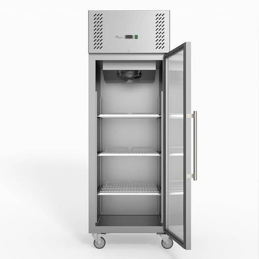 FED-X S/S Full Glass Door Upright Fridge - XURC600G1V - Image 2