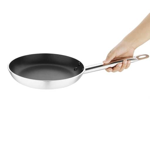 Vogue Non-Stick Induction Fry Pan Teflon Platinum Plus - 240mm - Image 2