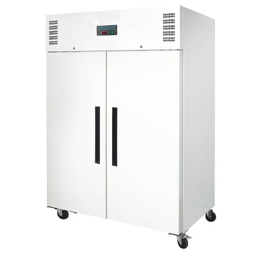 Polar G-Series Solid 2 Door Upright Freezer White Exterior - 1200Ltr - Image 2