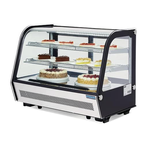 Polar G-Series Countertop Display Fridge - 160L CD230-A Black - Image 2