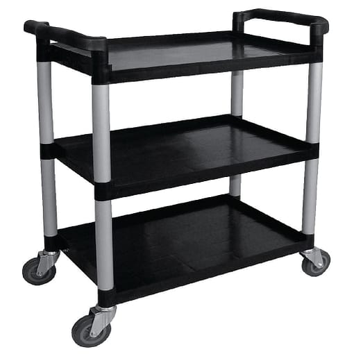 Vogue Mobile Trolley Polypropylene Large Black 200kg