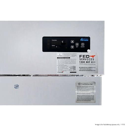 Thermaster Three Door SS Upright Storage Freezer - SUF1500 - Image 8