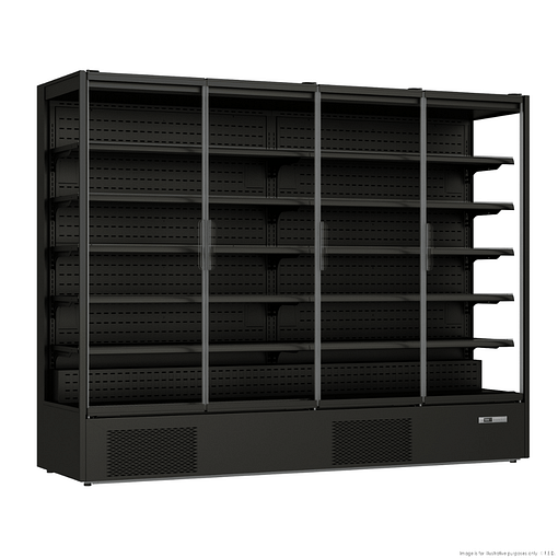 Thermaster DC-250B 4 Door Fridge – 2585L, Frameless Glass, R290, LED - Image 2