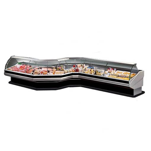 Tecnodom Corner External Glass CURVED FRONT GLASS DELI DISPLAY CN90E - Image 2