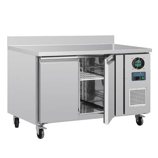 Polar DL916-A U-Series Double Door Counter Freezer – 282L, Upstand - Image 4
