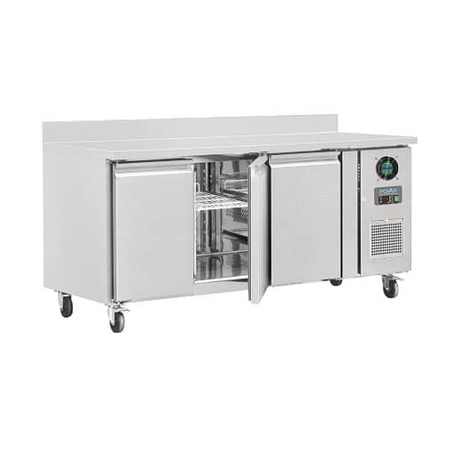 Polar U-Series Triple Door Counter Freezer with Upstand 417Ltr - Image 2