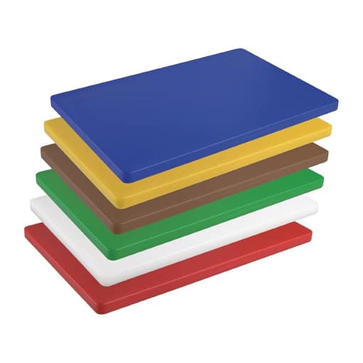 Hygiplas Extra Thick Low Density Chopping Board Brown - 600x450x20mm - Image 2
