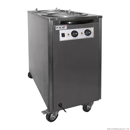 Elementry DR-2E Plate Lowerator – Double Mobile Plate Warmer, 160 Plates - Image 2