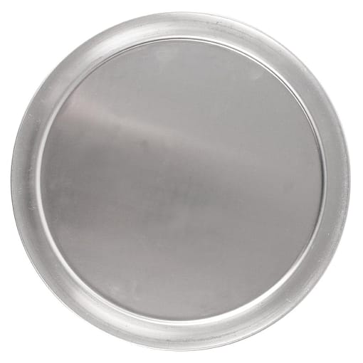 Vogue Aluminium Pizza Tray 355mm - Wide Rim for Even Cooking