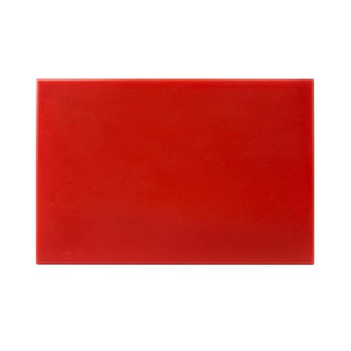 Hygiplas Antibacterial High Density Chopping Board Red - 455x305x12mm - Image 2