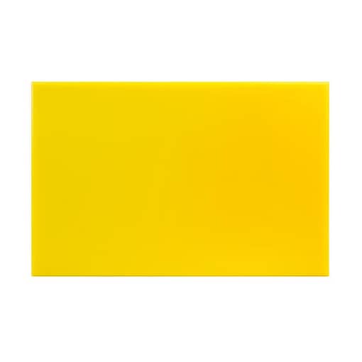 Hygiplas Antibacterial High Density Chopping Board Yellow - 455x305x12mm - Image 2