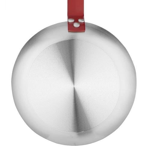 Hygiplas Non Stick Aluminium Frying Pan with Red Handle 200mm (FB473) - Image 2