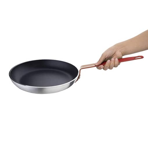 Hygiplas Aluminium Non-Stick Teflon Platinum Plus Frying Pan with Red Handle 280mm - Image 2