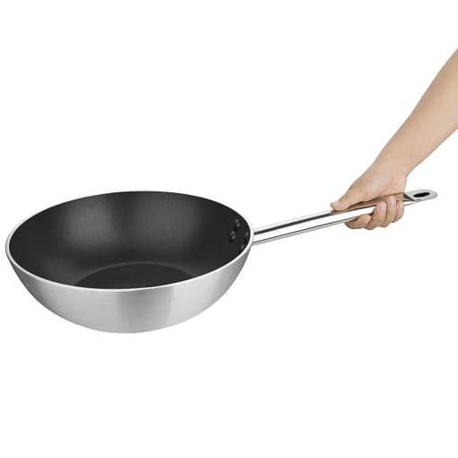 Vogue Non-stick Induction Wok Teflon Platinum Plus - 300mm - Image 2