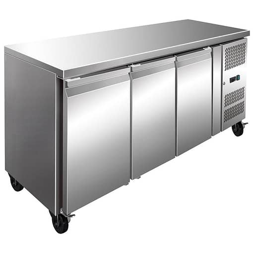 Thermaster FE3100TN Bench Fridge | 3-Door 386L Stainless Steel - Image 3