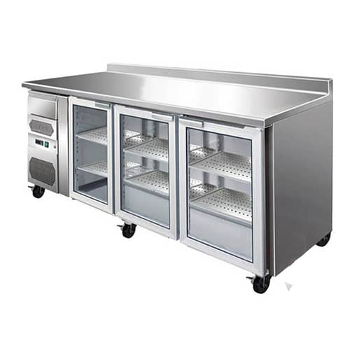 CM20G TROPICALISED Three Door Bar Fridge - Image 2