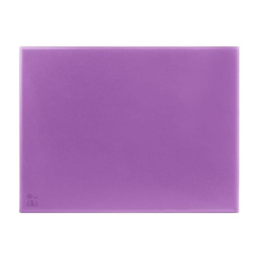 Hygiplas Extra Thick High Density Chopping Board Purple - 600x450x25mm - Image 2