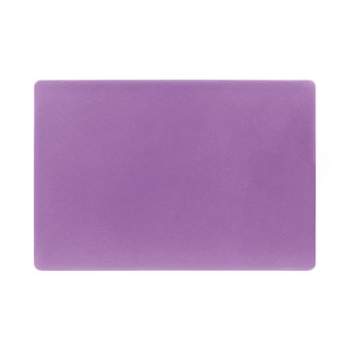 Hygiplas Extra Thick Low Density Chopping Board Purple - 300x450x20mm - Image 2
