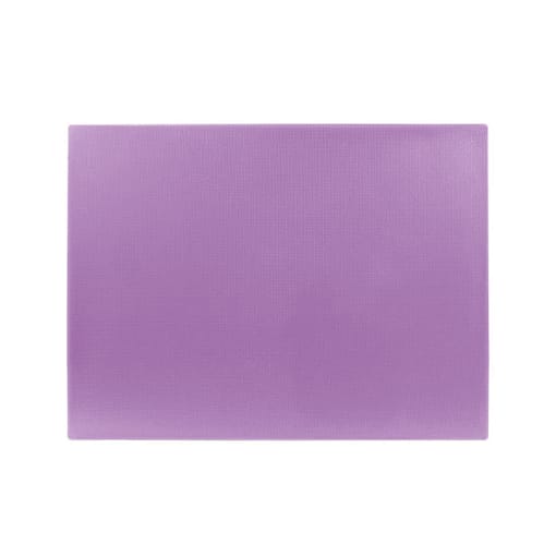 Hygiplas Extra Thick Low Density Chopping Board Purple - 600x450x20mm - Image 2