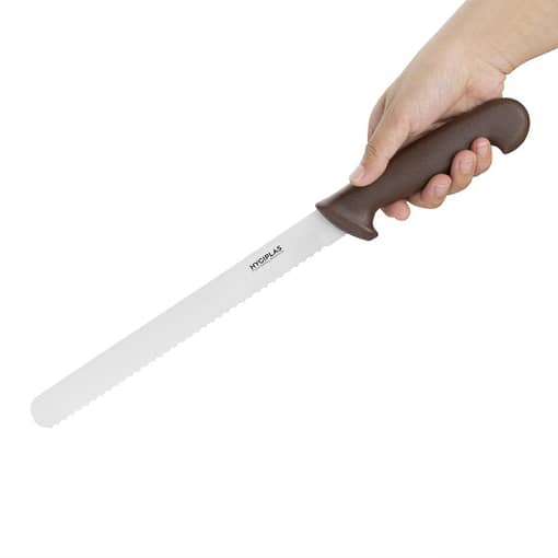 Hygiplas Slicer Serrated Brown - 250mm 10" - Image 2