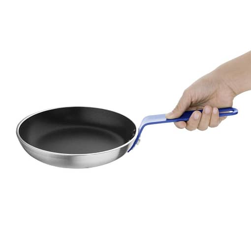 Hygiplas Frypan Aluminium Non-stick Teflon Platinum Plus Blue Handle - 200x35mm (FX134) - Image 2