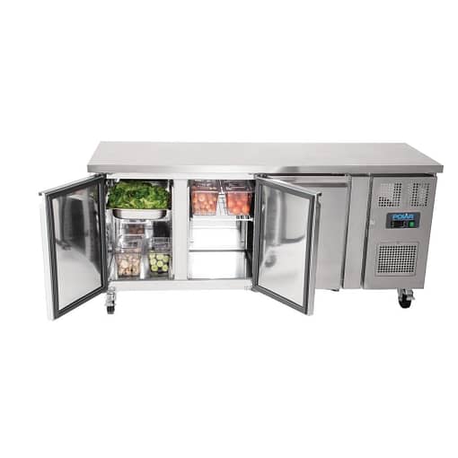 Polar U-Series Triple Door Counter Fridge 339Ltr | G378-A - Image 2