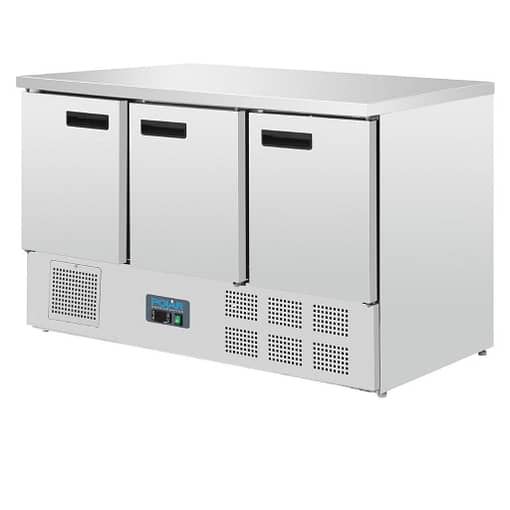 Polar G-Series 3 Door Counter Fridge 368Ltr (G622-A) - Image 2