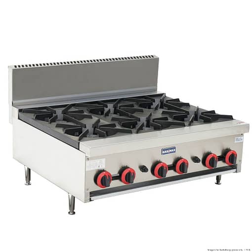 Gasmax Gas 6 Burner Cook Top RB-6ELPG - Image 2